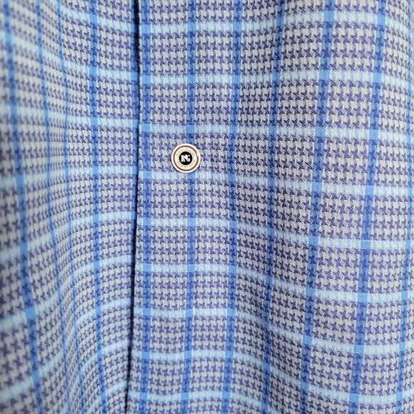 Robert Graham Blue Button Down Men's Shirt - Size XL - Picture 12 of 14